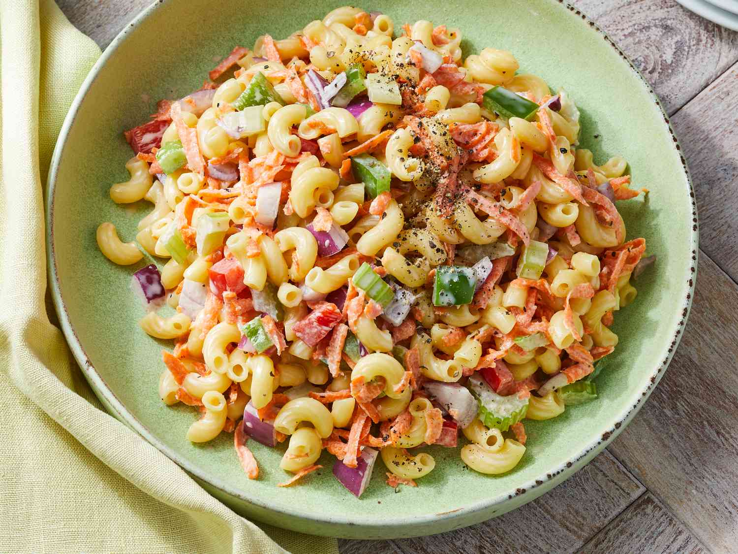 Ultimate Creamy Pasta Salad with Bell Peppers (Mayo Dressing)