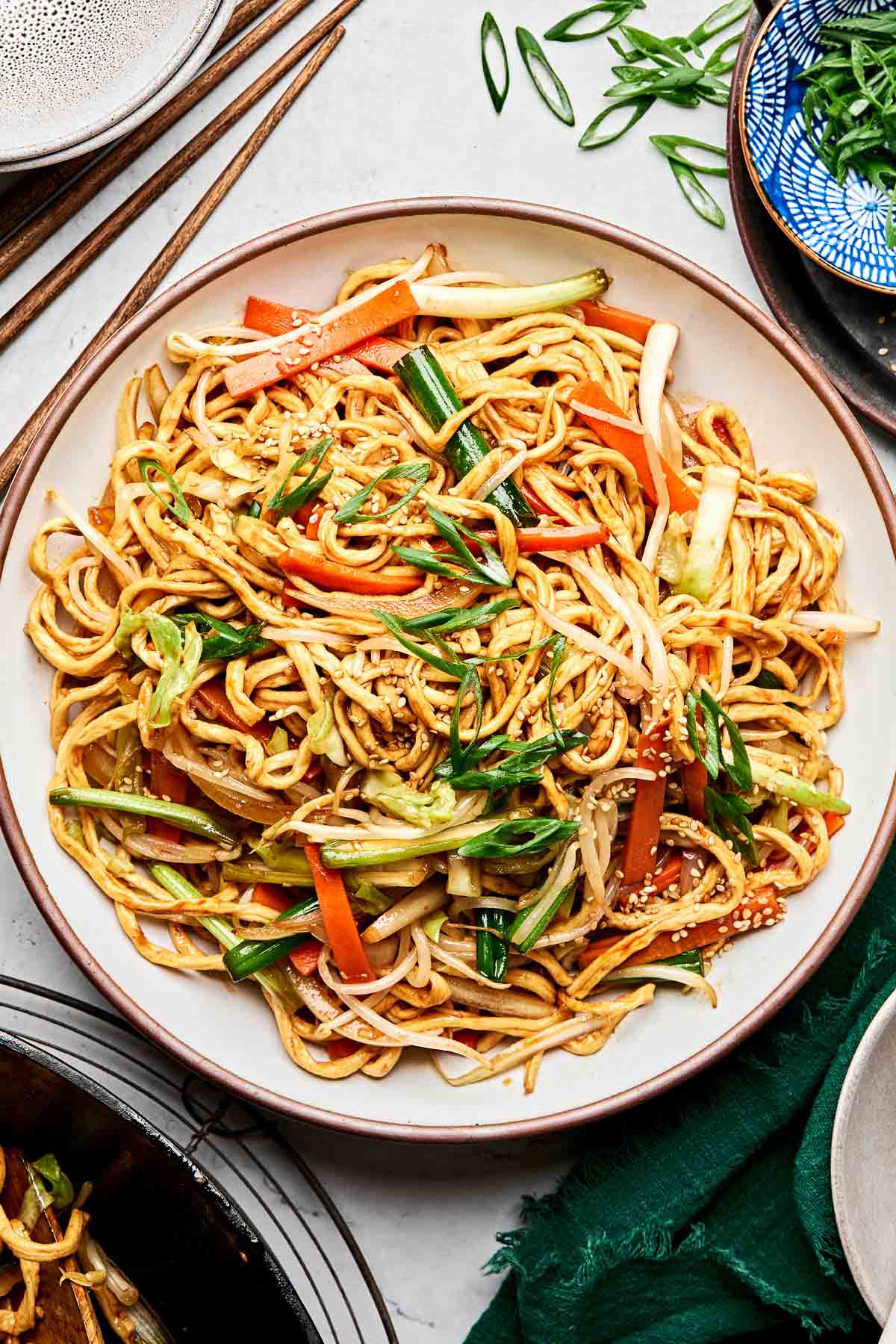 Chinese Vegetable Noodles Recipe (Fresh, Colorful & Full of Flavor)