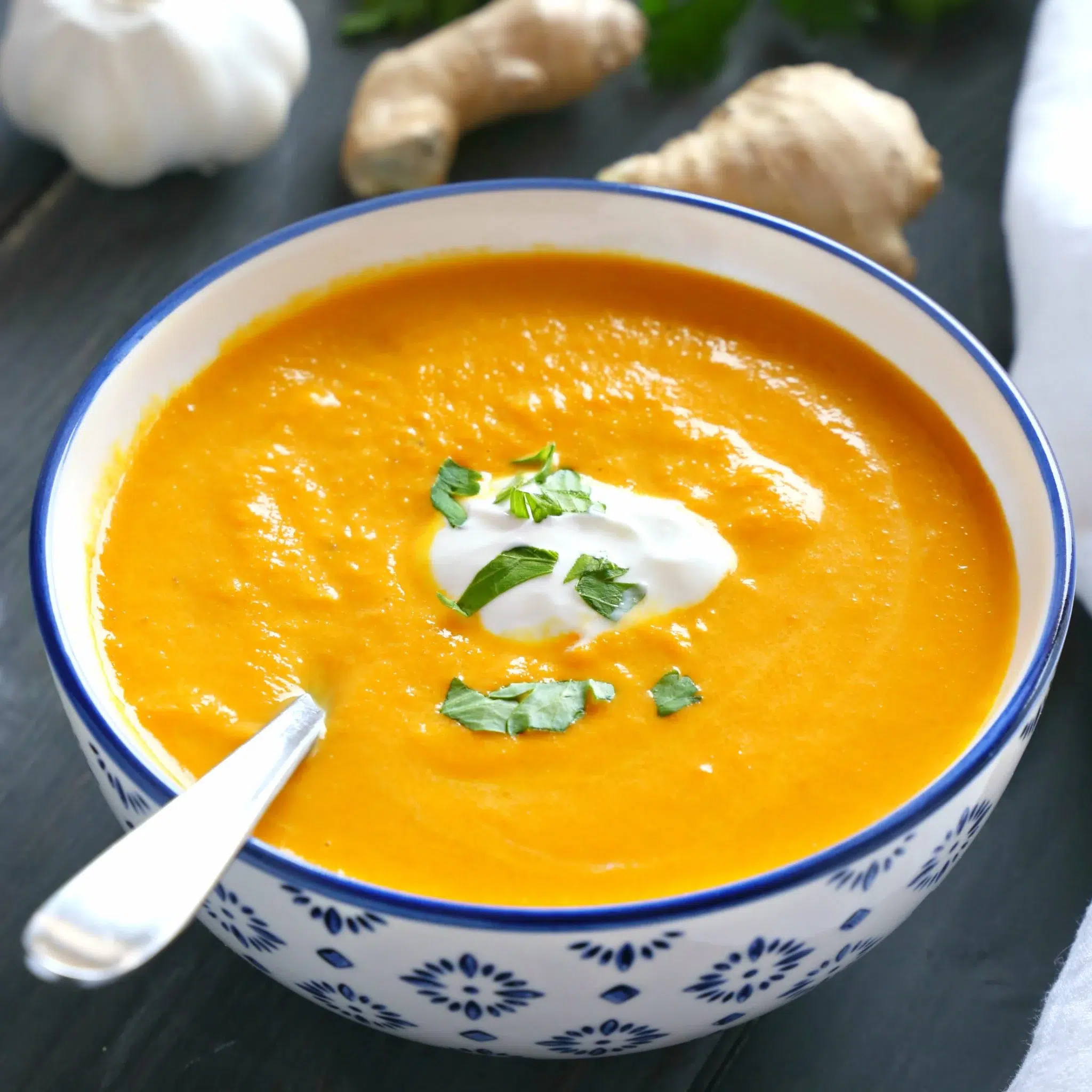 Creamy Carrot Ginger Soup (Warm, Nourishing & Comforting) Creamy Carrot Ginger Soup (Warm, Nourishing & Comforting)