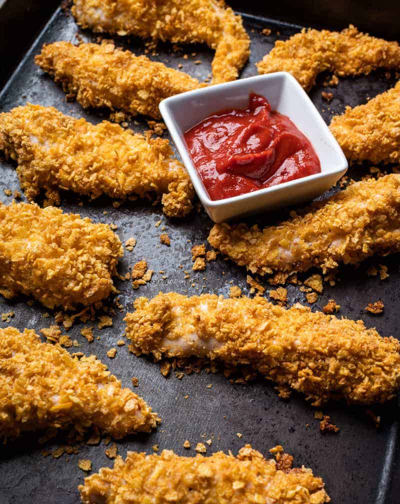Crispy Chicken Strips Recipe (Golden, Juicy & Extra Crunchy)