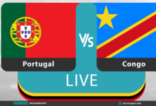Portugal vs DR Congo Live